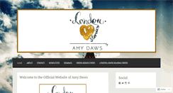 Desktop Screenshot of amydawsauthor.com
